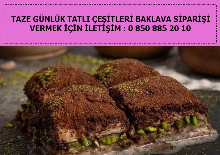 Sinop taze baklava çeşitleri tatlı siparişi ucuz tatlı fiyatları baklava siparişi yolla gönder